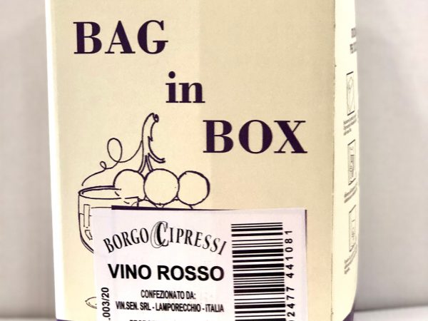 VINO ROSSO BAG BOX LT. 10